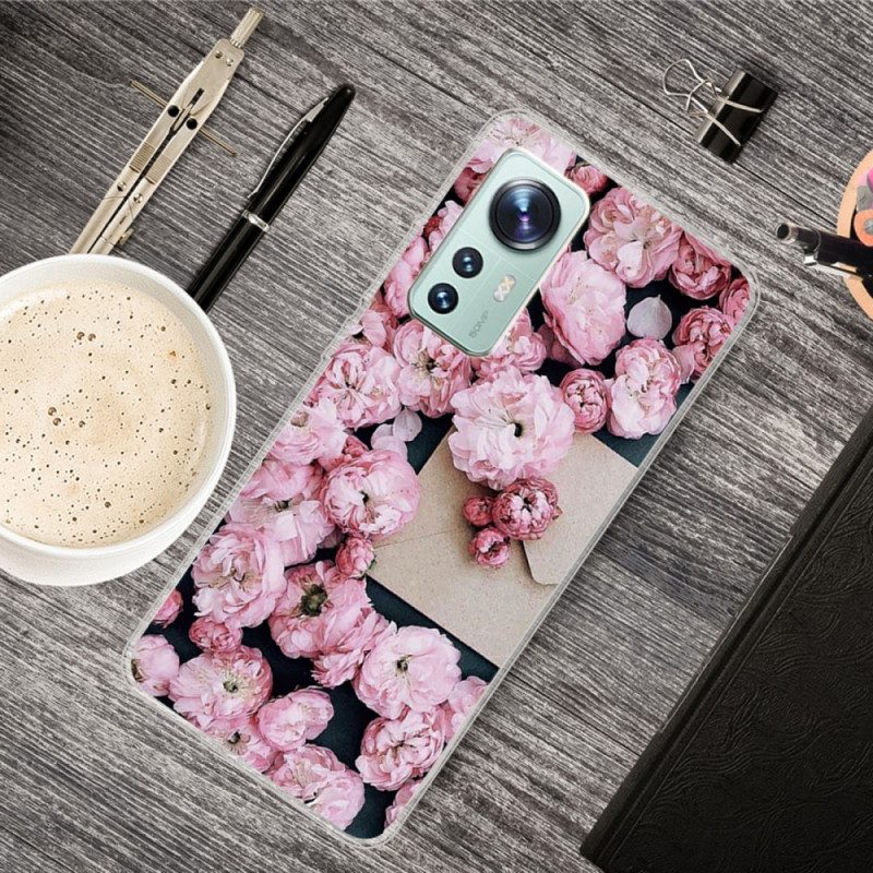 Cover Xiaomi 12 / 12X Fiori In Silicone
