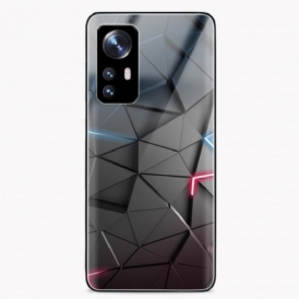 Cover Xiaomi 12 / 12X Geometria In Vetro Temperato
