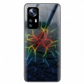 Cover Xiaomi 12 / 12X Geometria Vetro Temperato