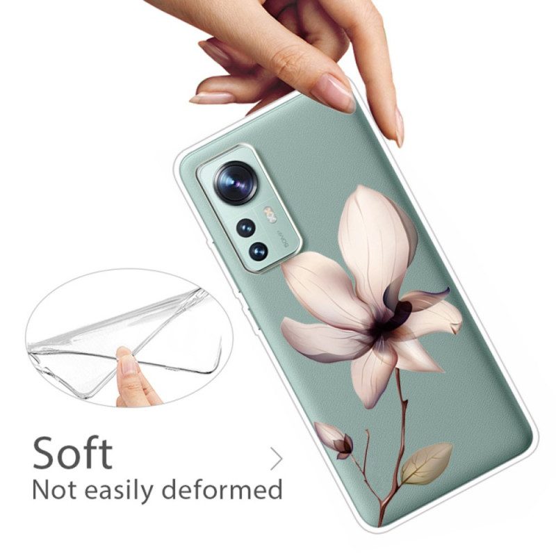 Cover Xiaomi 12 / 12X Un Fiore Trasparente