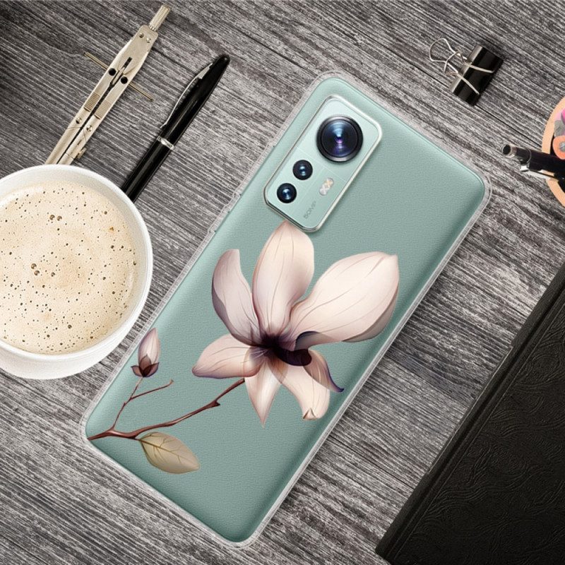 Cover Xiaomi 12 / 12X Un Fiore Trasparente