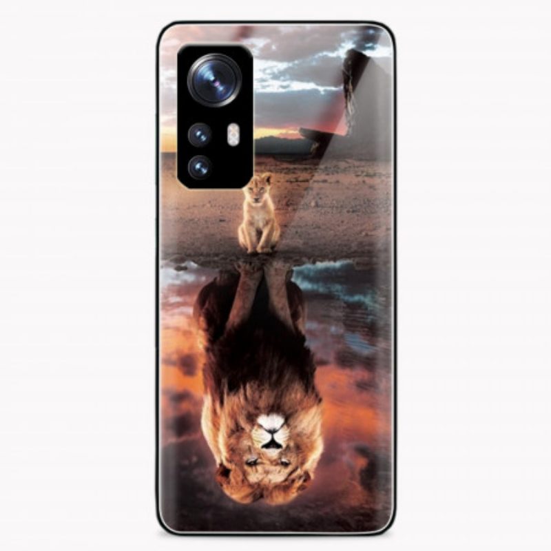 Cover Xiaomi 12 / 12X Vetro Temperato Da Sogno Di Lion Cub