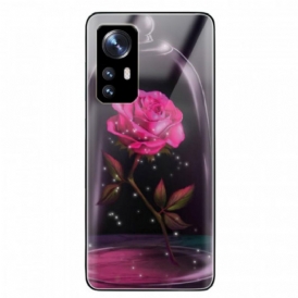 Cover Xiaomi 12 / 12X Vetro Temperato Rosa Magico