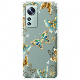 Cover Xiaomi 12 / 12X Volo Di Farfalle