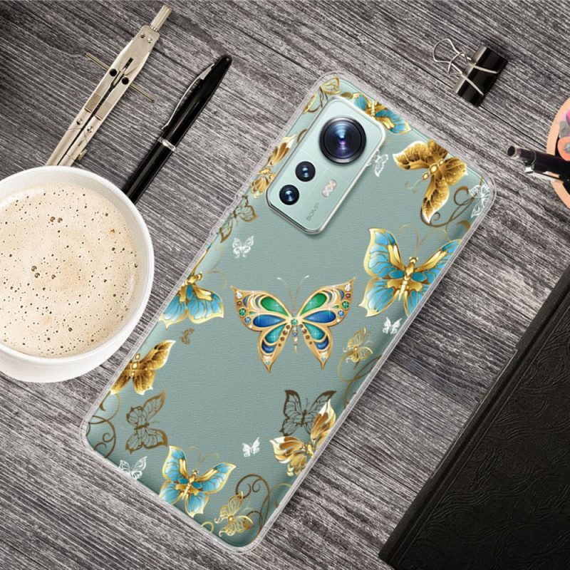 Cover Xiaomi 12 / 12X Volo Di Farfalle