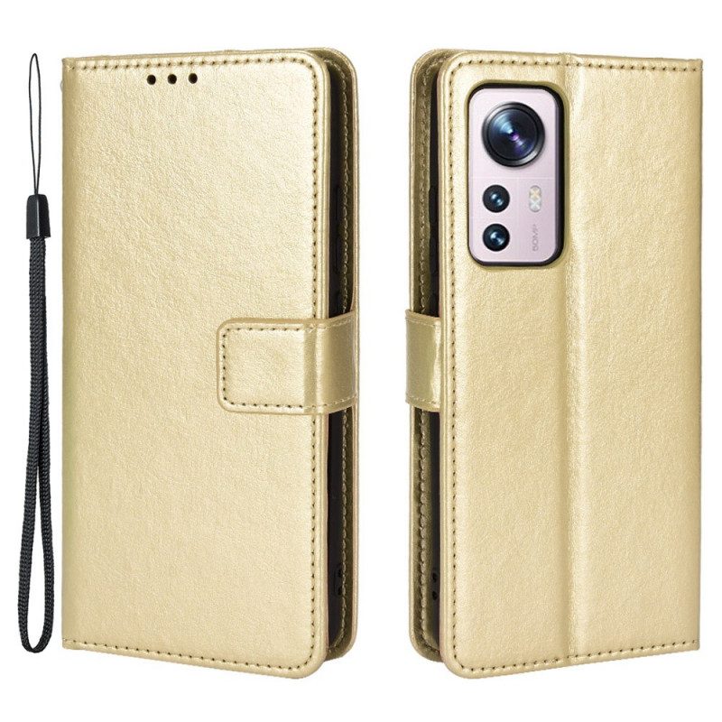 Custodia in pelle Xiaomi 12 / 12X Ecopelle Appariscente