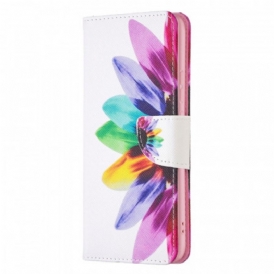 Custodia in pelle Xiaomi 12 / 12X Fiore Dell'acquerello