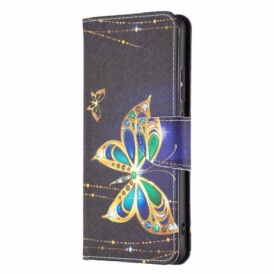 Custodia in pelle Xiaomi 12 / 12X Preziose Farfalle