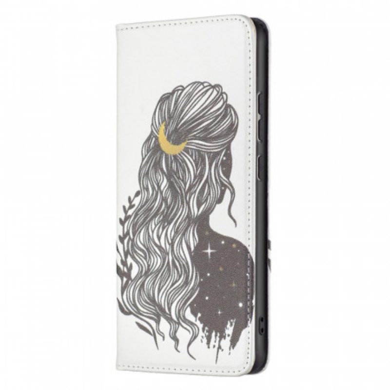 Folio Cover Xiaomi 12 / 12X Custodia in pelle Bei Capelli