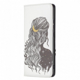 Folio Cover Xiaomi 12 / 12X Custodia in pelle Bei Capelli