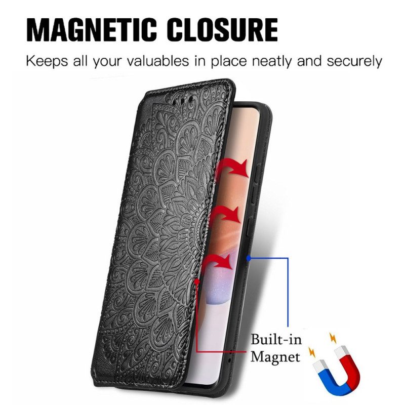 Folio Cover Xiaomi 12 / 12X Custodia in pelle Mandala