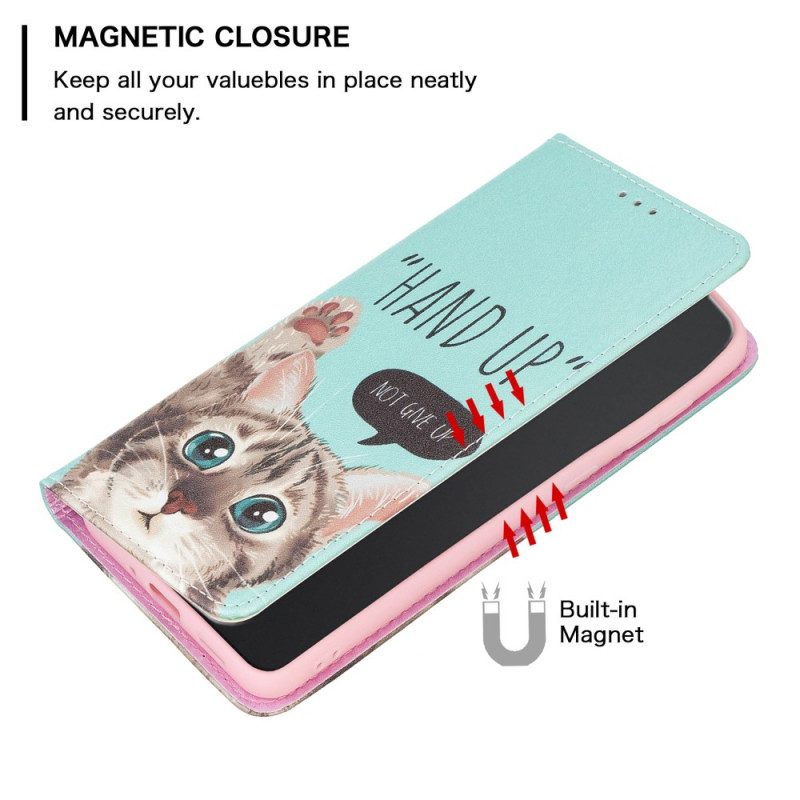 Folio Cover Xiaomi 12 / 12X Custodia in pelle Mano In Alto