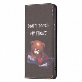 Folio Cover Xiaomi 12 / 12X Custodia in pelle Orso Pericoloso