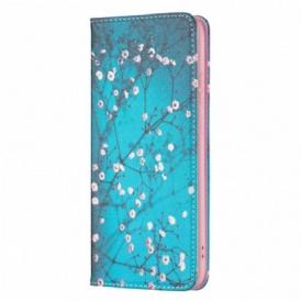 Folio Cover Xiaomi 12 / 12X Custodia in pelle Rami Fioriti