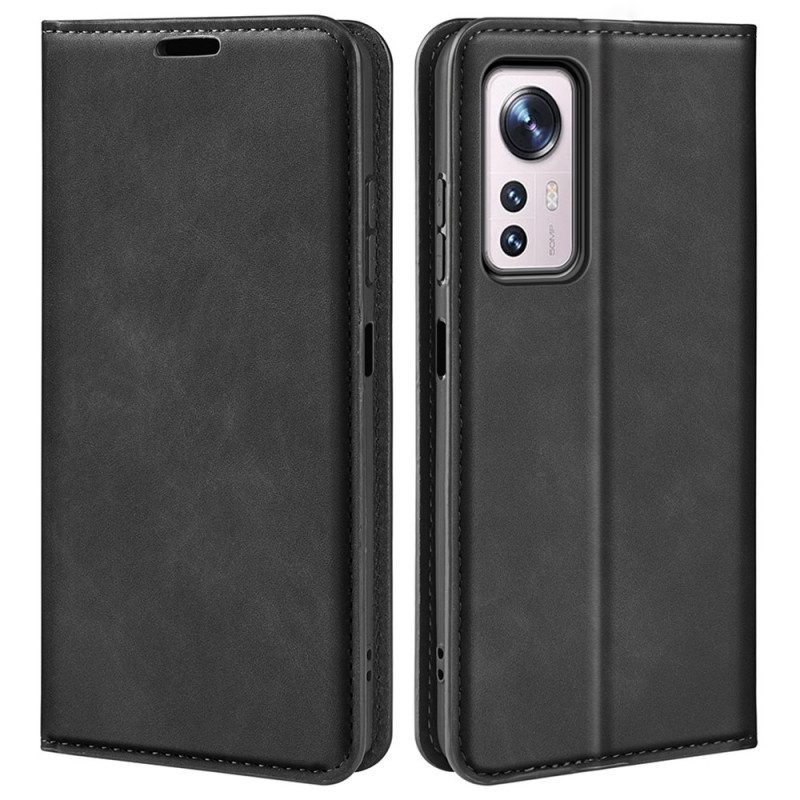 Folio Cover Xiaomi 12 / 12X Custodia in pelle Tocco Di Pelle