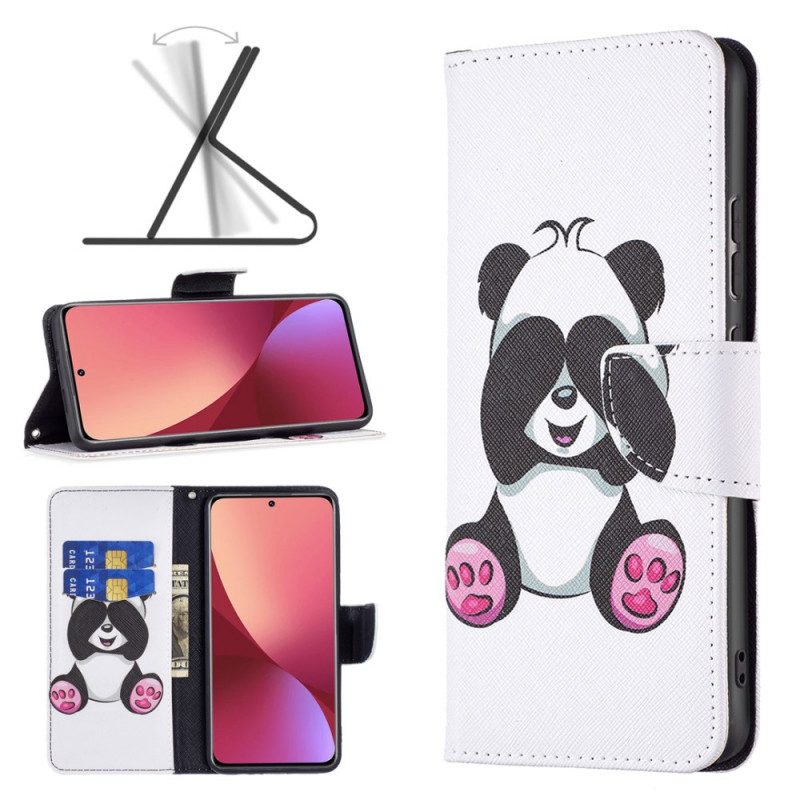 Folio Cover Xiaomi 12 / 12X Divertimento Panda