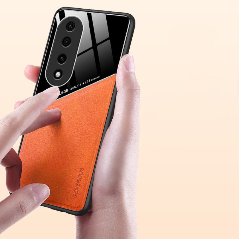 Cover Honor 90 Pro Effetto Pelle Magnetica