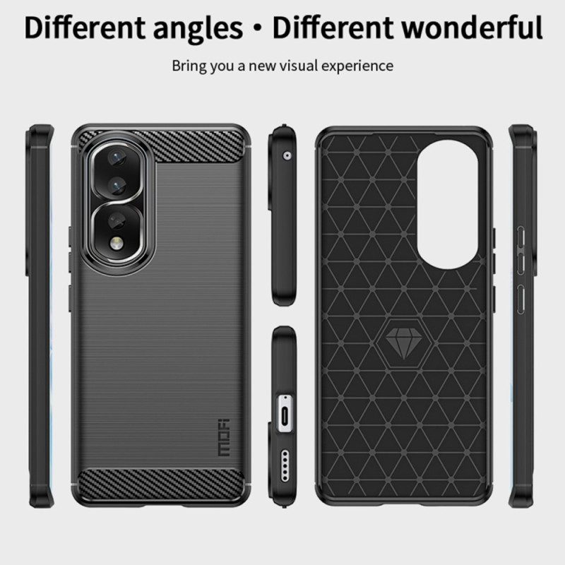Cover Honor 90 Pro Fibra Di Carbonio Spazzolata Mofi