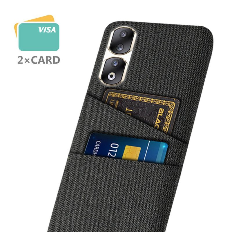 Cover Honor 90 Pro Portacarte In Tessuto