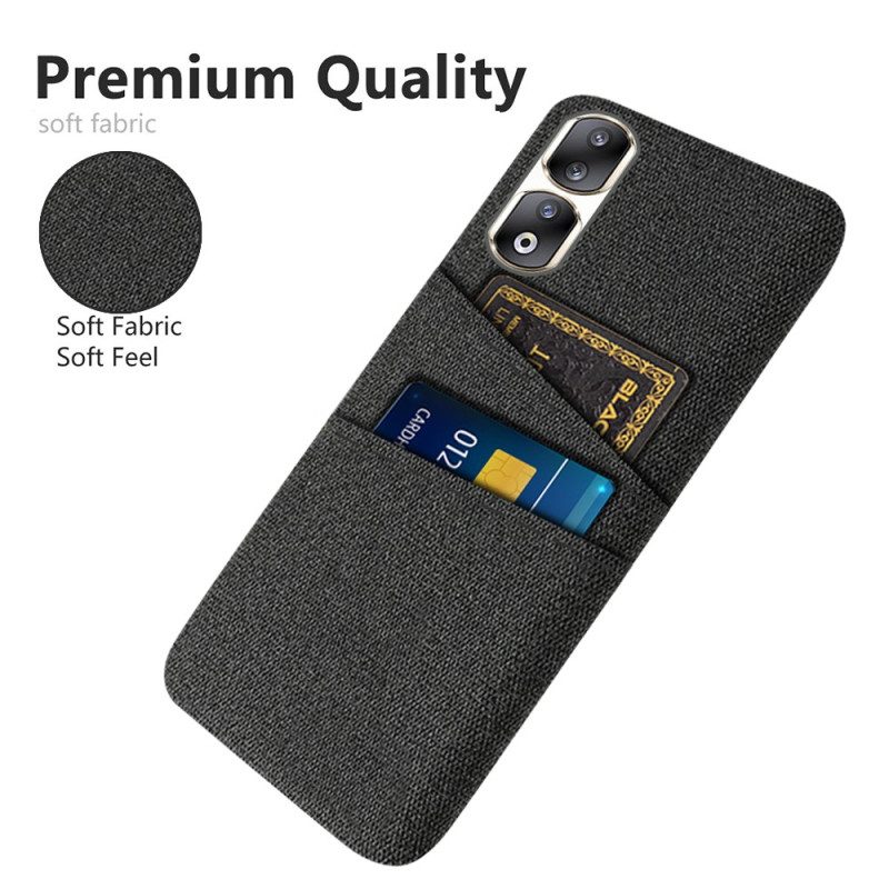 Cover Honor 90 Pro Portacarte In Tessuto