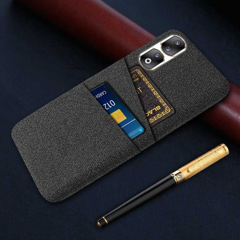 Cover Honor 90 Pro Portacarte In Tessuto