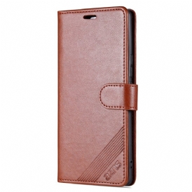 Custodia in pelle Honor 90 Pro Azns Effetto Pelle