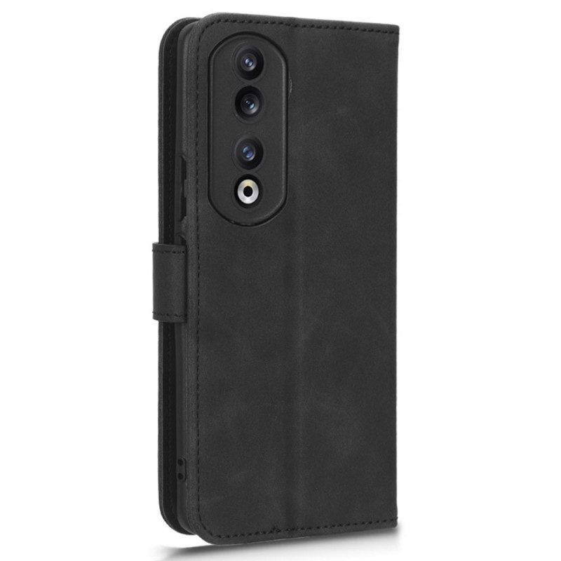 Custodia in pelle Honor 90 Pro Finta Pelle Con Cinturino