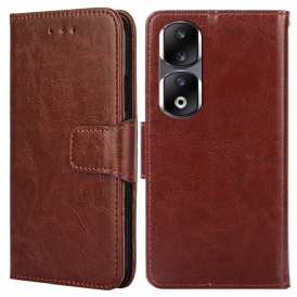 Custodia in pelle Honor 90 Pro Stile Retrò