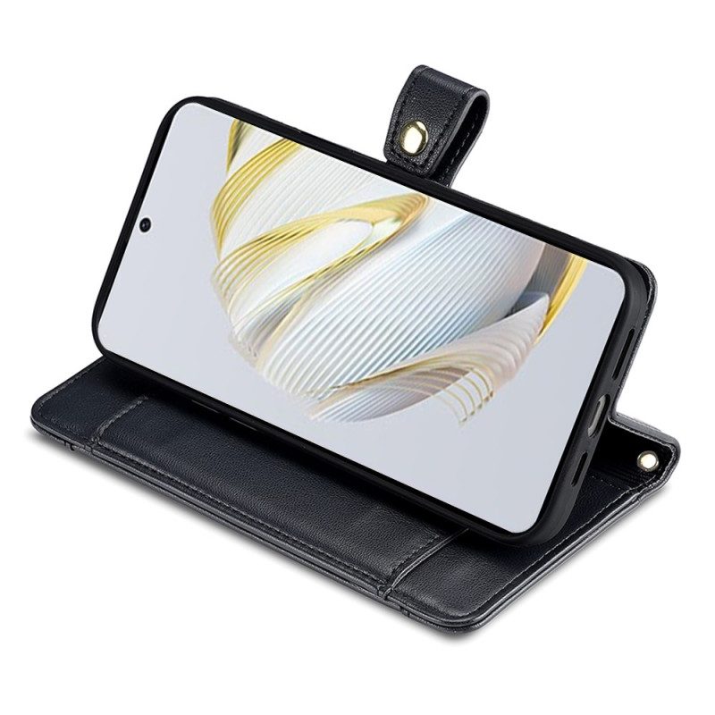 Folio Cover Honor 90 Pro Cordino E Tracolla