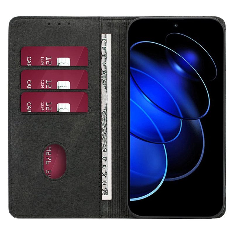 Folio Cover Honor 90 Pro Custodia in pelle Classico Effetto Pelle