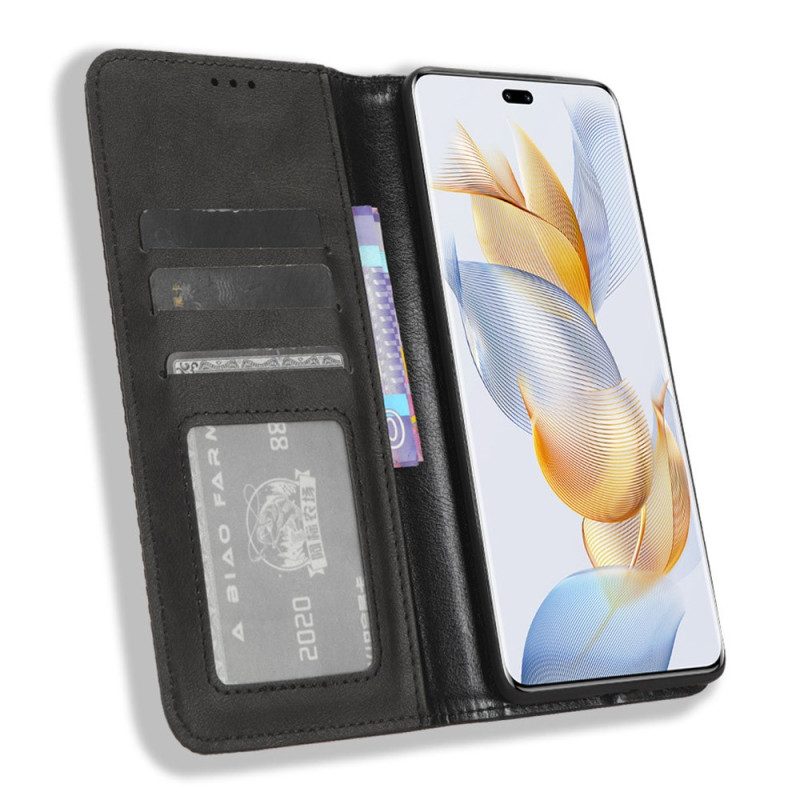 Folio Cover Honor 90 Pro Custodia in pelle Elegante