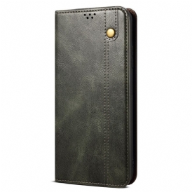 Folio Cover Honor 90 Pro Custodia in pelle Finta Pelle Cerata