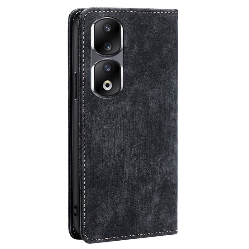 Folio Cover Honor 90 Pro Custodia in pelle Rfid