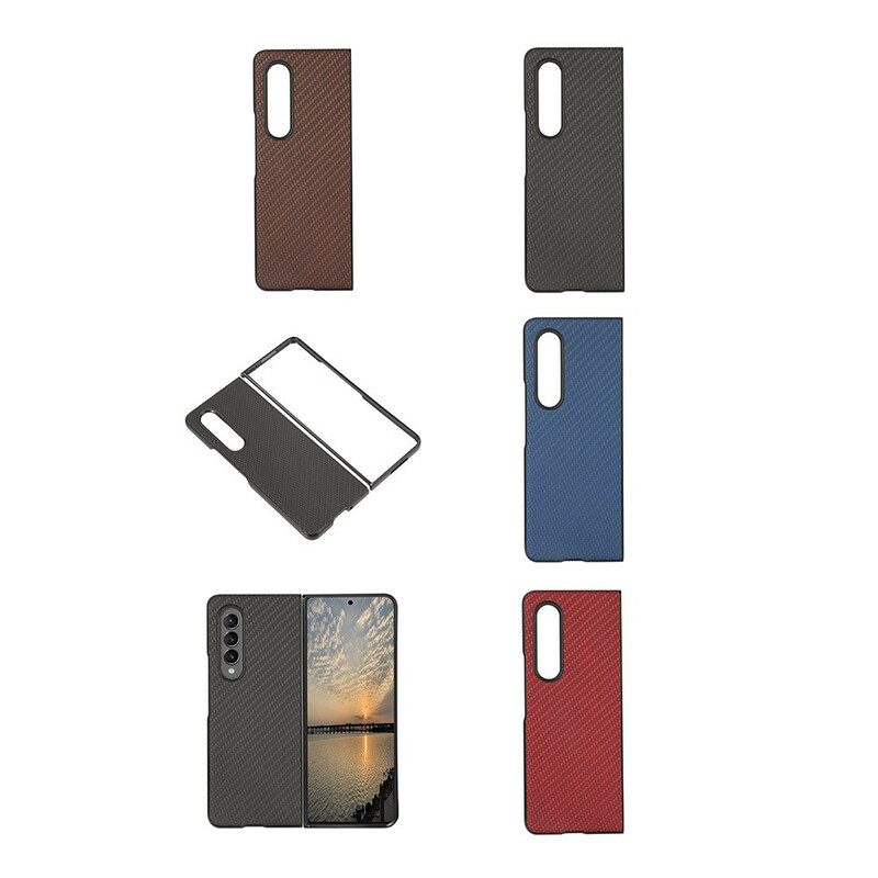 Cover Samsung Galaxy Z Fold 3 5G Colore Fibra Di Carbonio