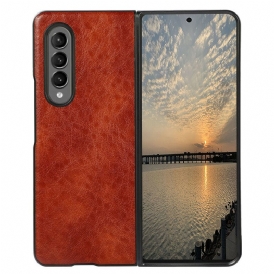 Cover Samsung Galaxy Z Fold 3 5G Ecopelle Testurizzata