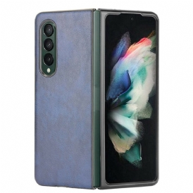 Cover Samsung Galaxy Z Fold 3 5G Effetto Pelle Litchi