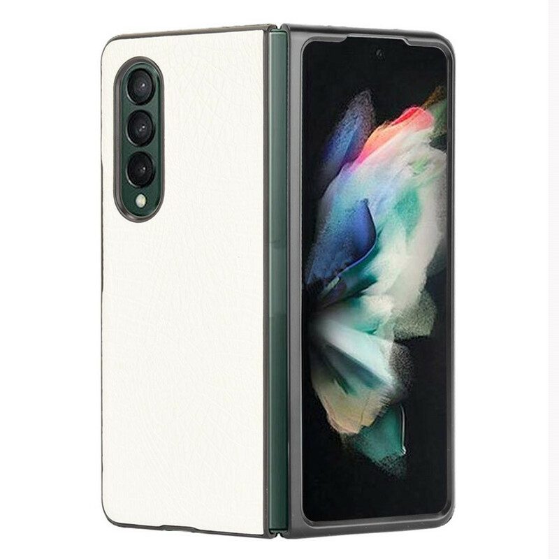 Cover Samsung Galaxy Z Fold 3 5G Finta Pelle Di Coccodrillo