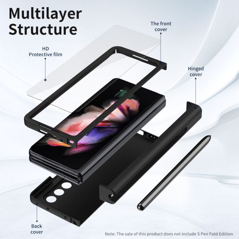 Cover Samsung Galaxy Z Fold 3 5G Proteggi Schermo E Supporto Per Stilo