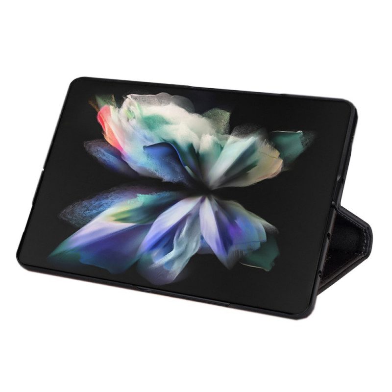 Custodia in pelle Samsung Galaxy Z Fold 3 5G Borsa Con Cordino