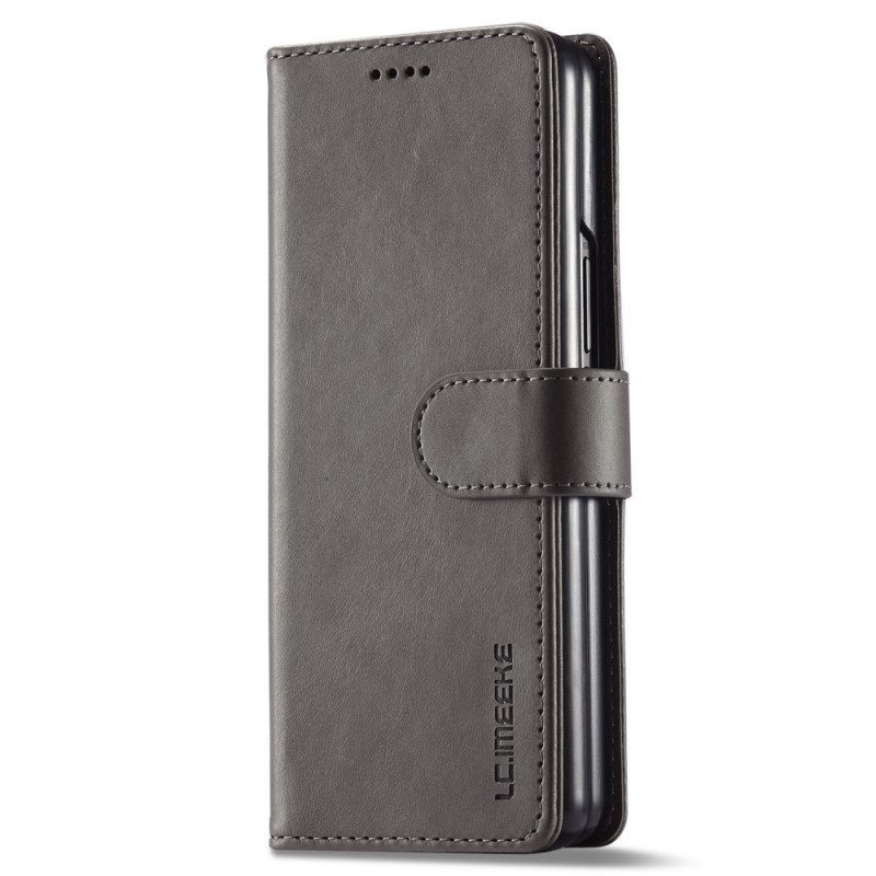 Custodia in pelle Samsung Galaxy Z Fold 3 5G Lc.imeeke Effetto Pelle