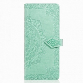 Custodia in pelle Samsung Galaxy Z Fold 3 5G Mandala Medioevo