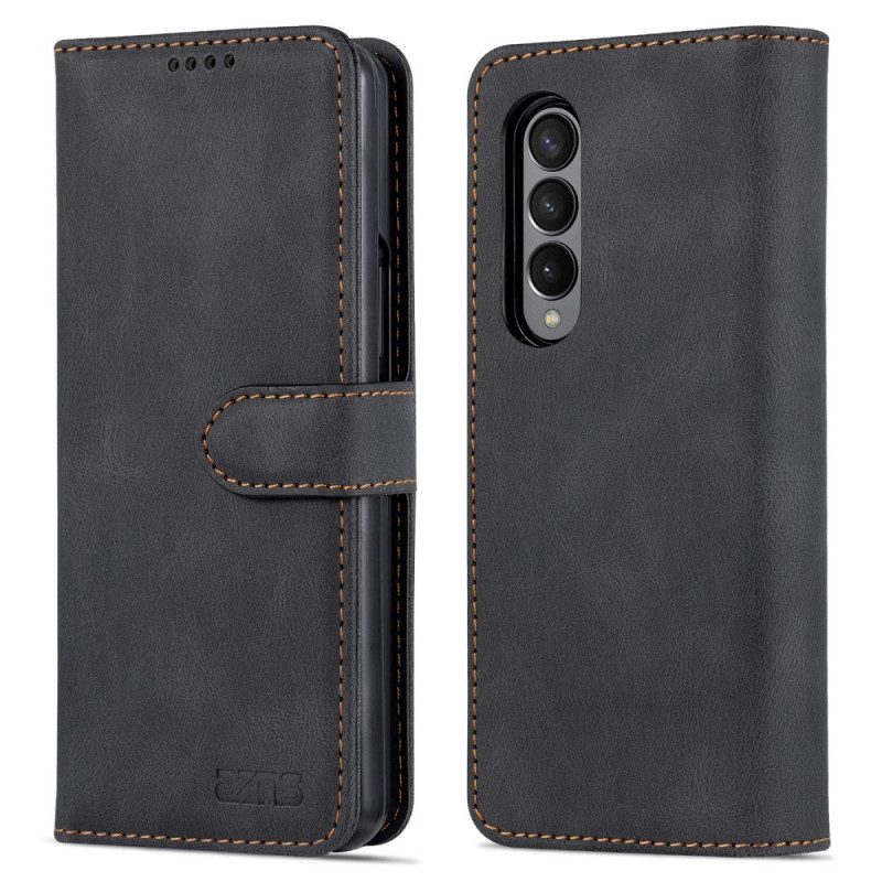 Custodia in pelle Samsung Galaxy Z Fold 3 5G Stile In Pelle Azns