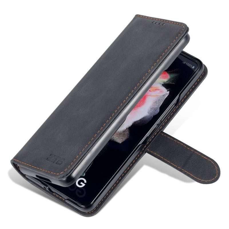 Custodia in pelle Samsung Galaxy Z Fold 3 5G Stile In Pelle Azns