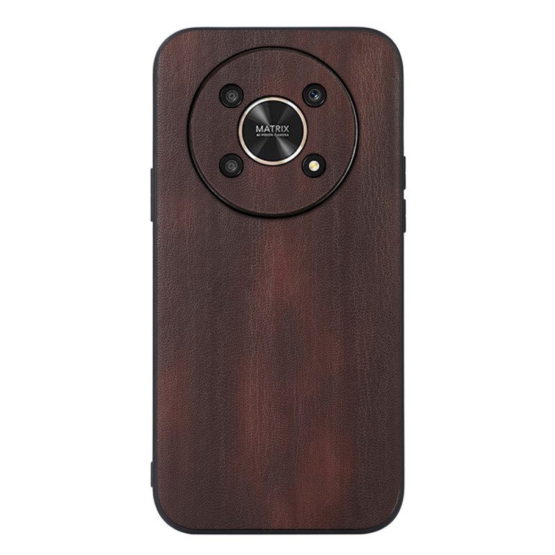 Cover Honor Magic 4 Lite 5G Effetto Pelle Di Base
