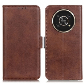 Custodia A Portafoglio Honor Magic 4 Lite 5G Folio Cover Doppio Lembo