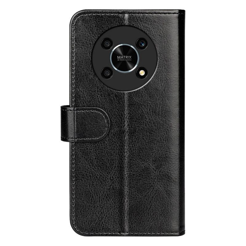 Custodia in pelle Honor Magic 4 Lite 5G Ecopelle Retrò