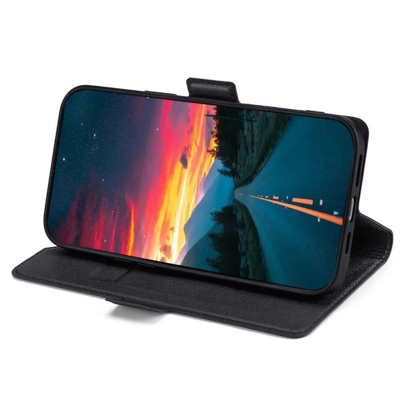 Custodia in pelle Honor Magic 4 Lite 5G Folio Cover Design A Doppia Patta