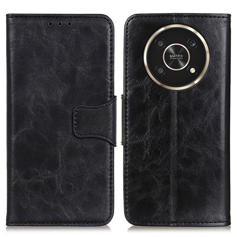 Custodia in pelle Honor Magic 4 Lite 5G Folio Cover Texture Flap Magnetico