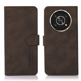 Custodia in pelle Honor Magic 4 Lite 5G Khazneh Moda Effetto Pelle