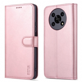 Folio Cover Honor Magic 4 Lite 5G Azns Effetto Pelle